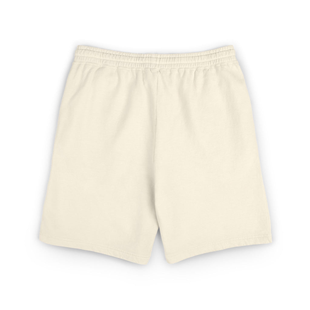 Embroidered fleece shorts