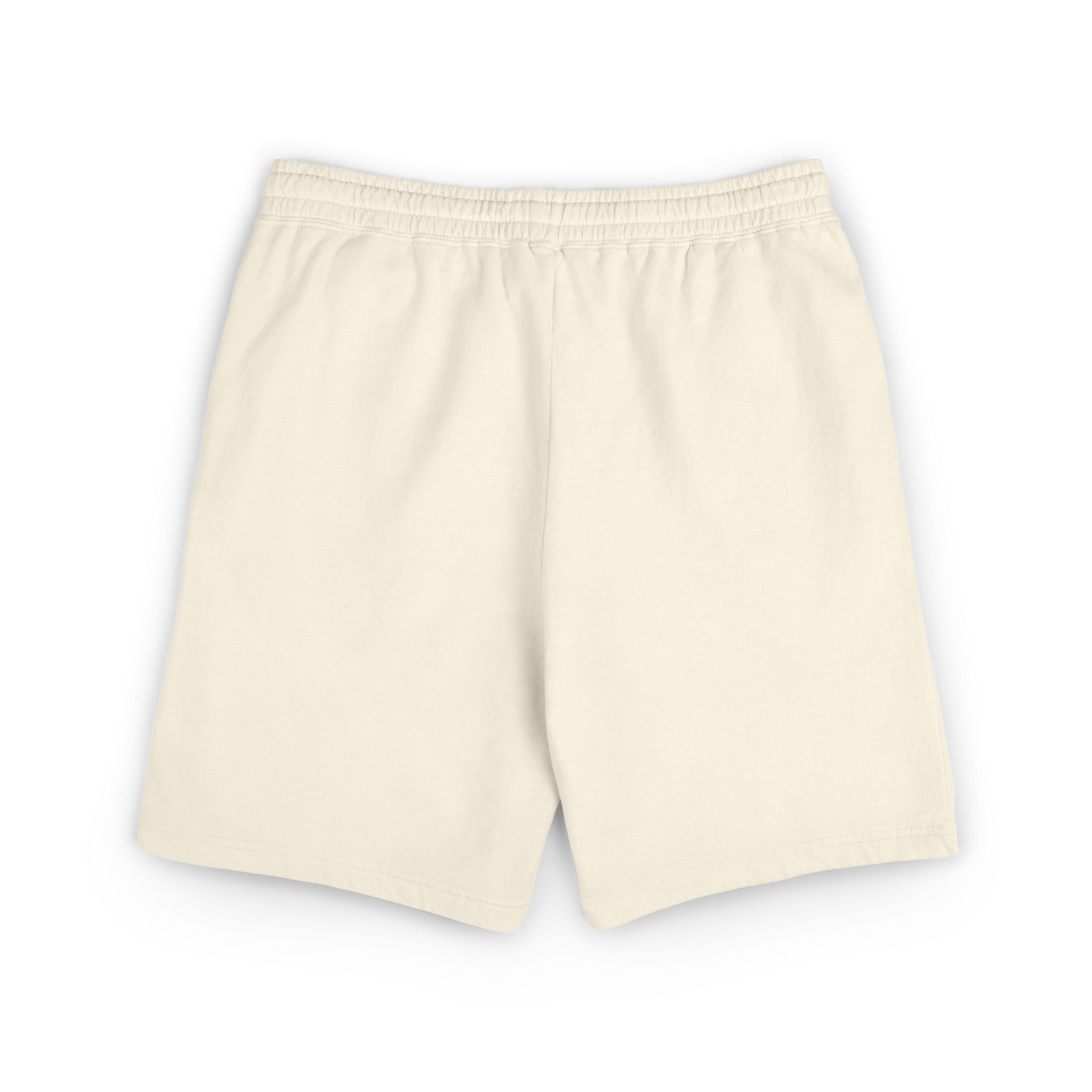 Embroidered fleece shorts
