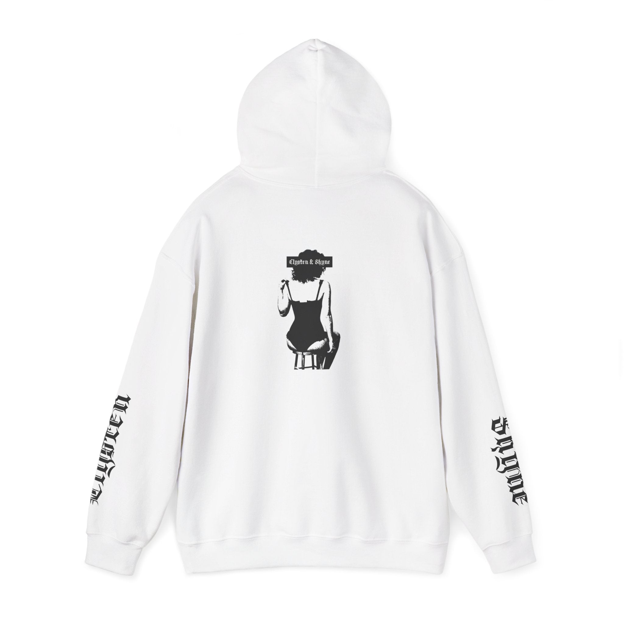 "Clysten & Shyne" pullover hoodie