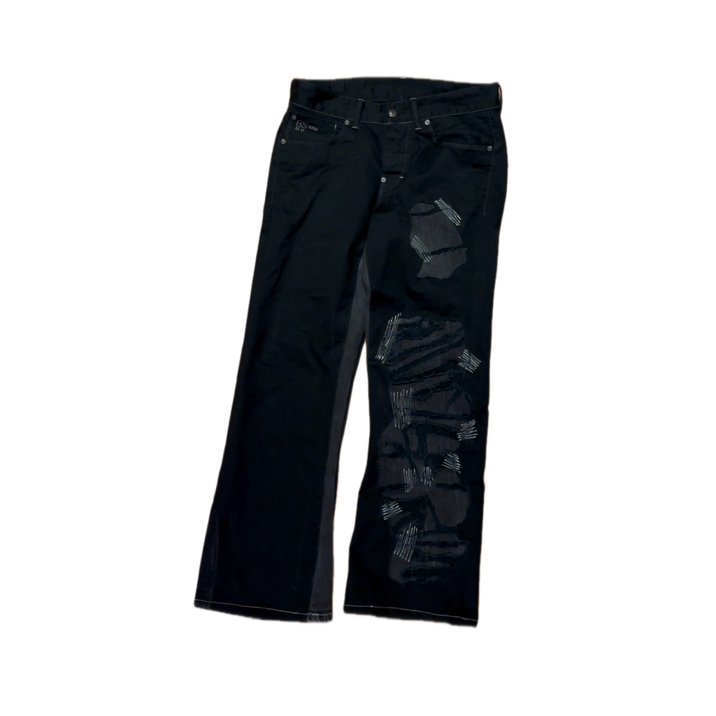 1 of 10 "Half & half" jeans
