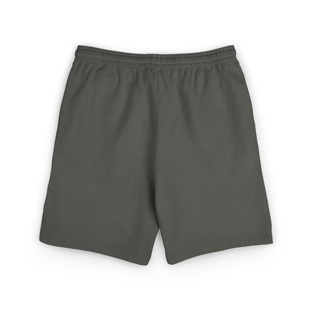 Embroidered fleece shorts