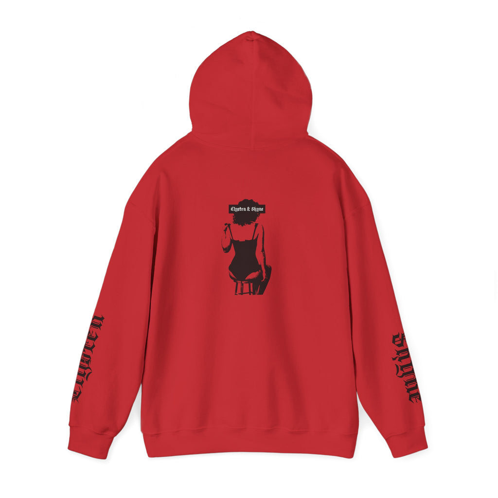"Clysten & Shyne" pullover hoodie