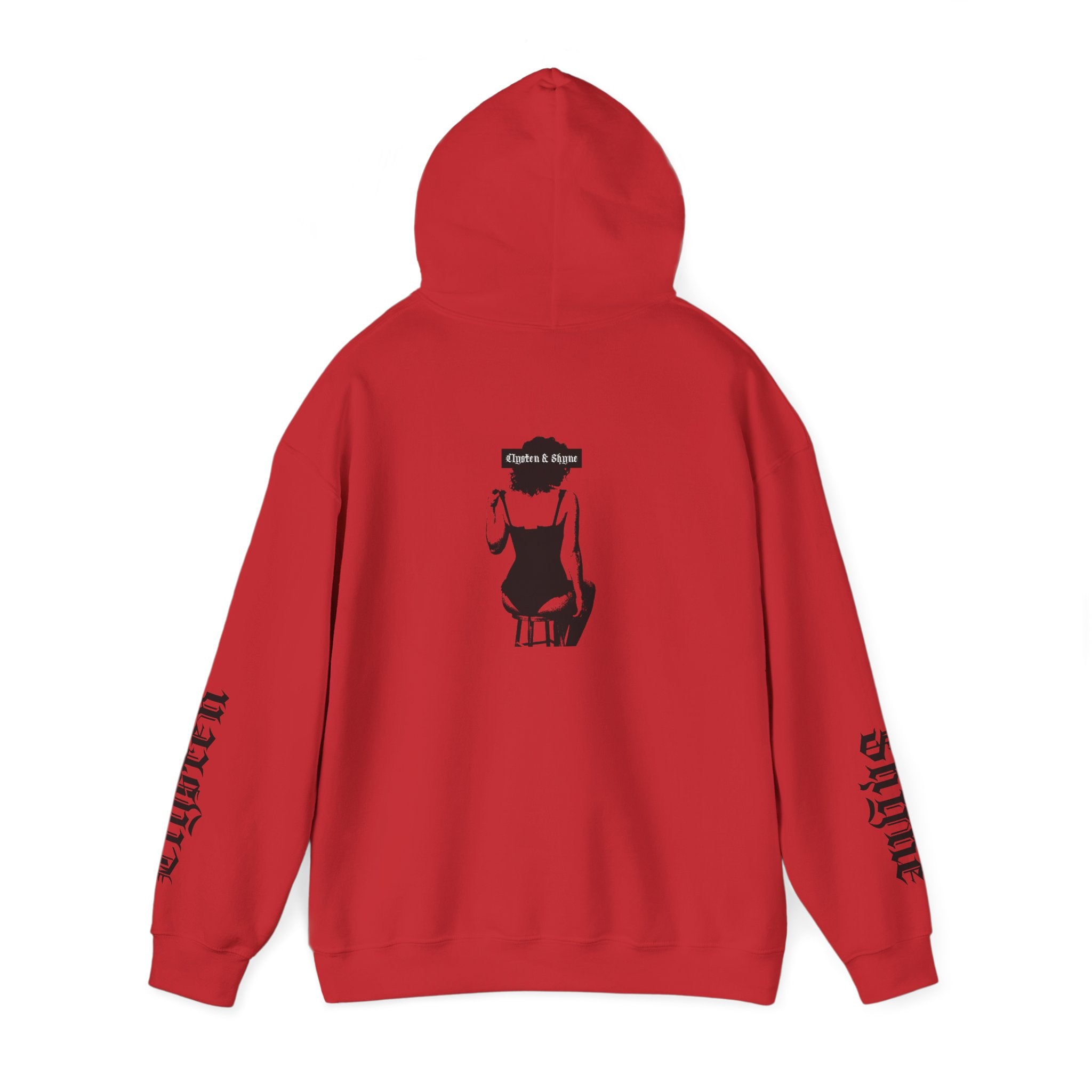 "Clysten & Shyne" pullover hoodie