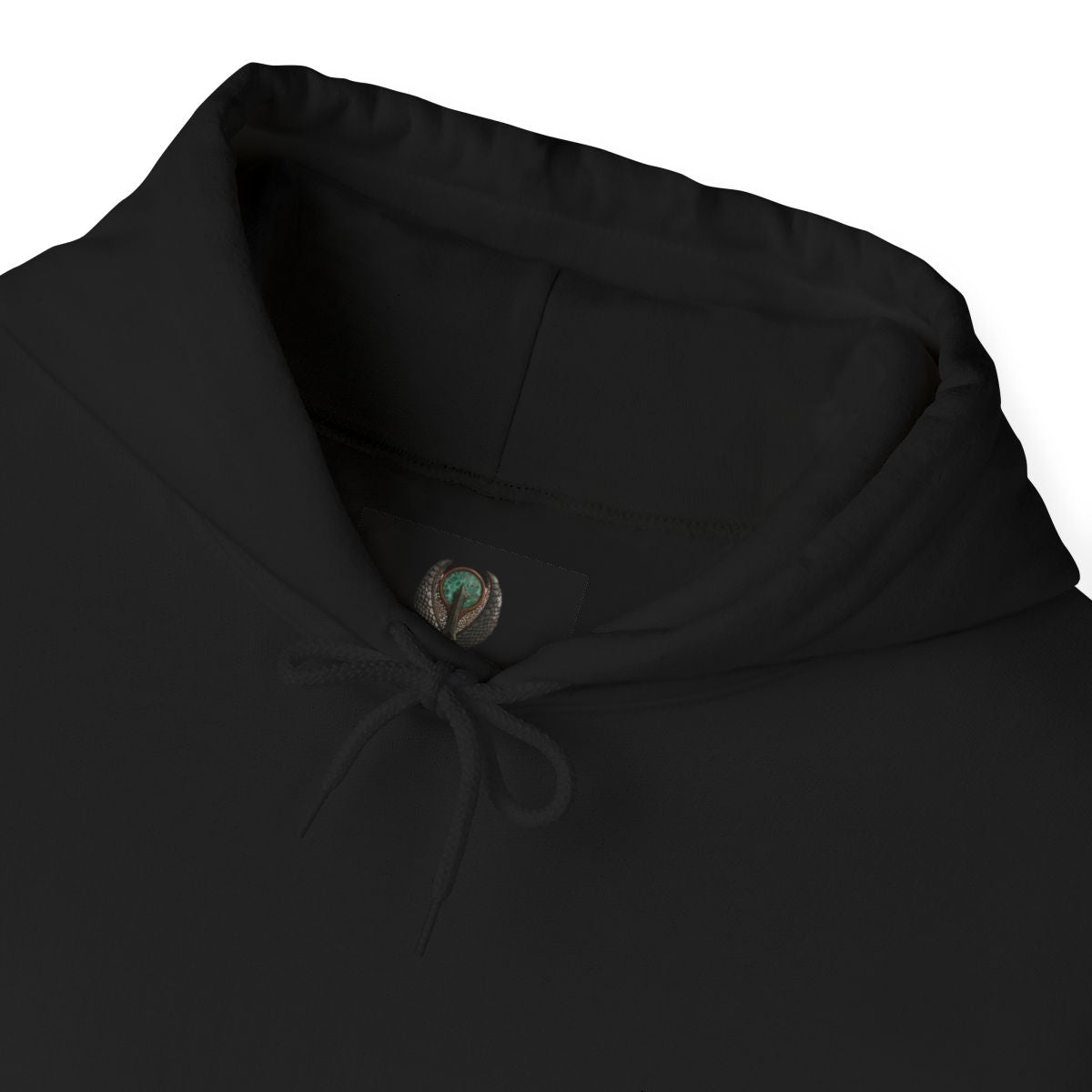 Embroidered "Burning unseen won't light the way" hoodie